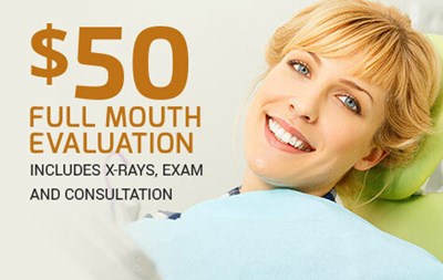 $50 Full Mouth Evaluation