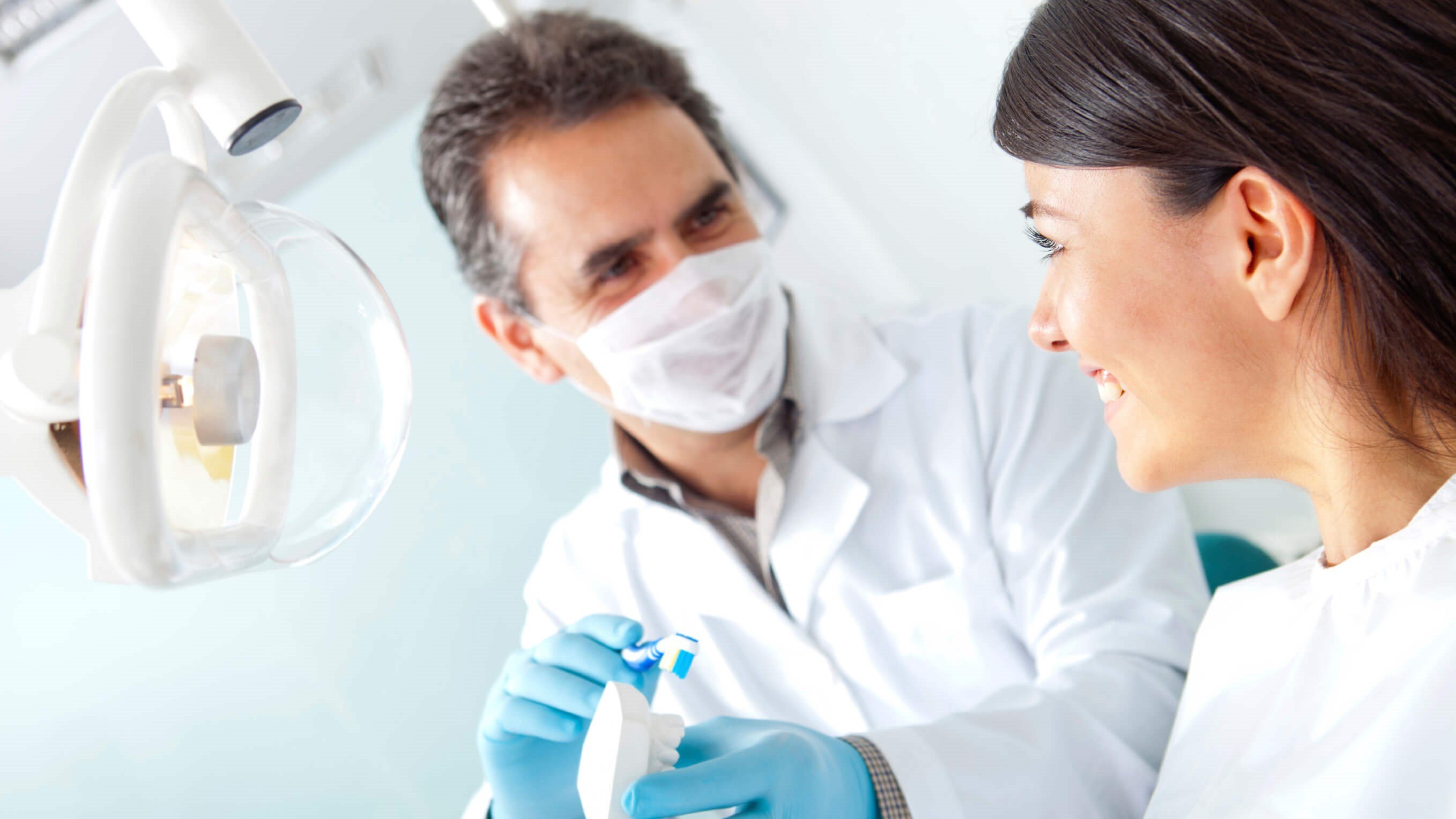 woman at dentist