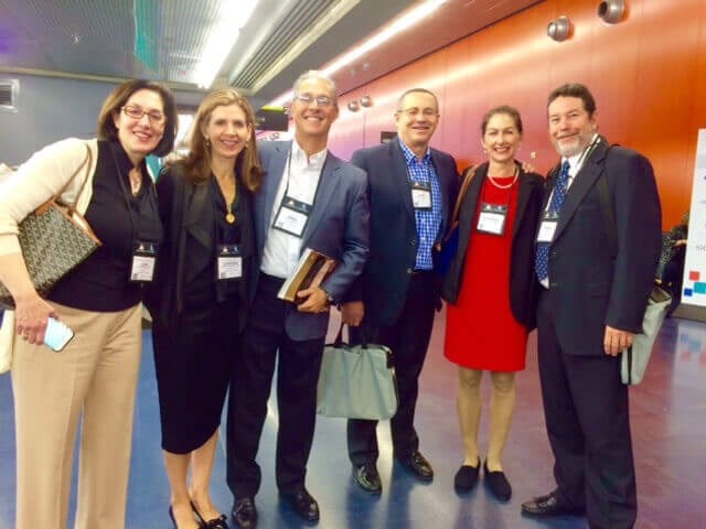 Francisco Canales, MD and Heather Furnas, MD with plastic surgery colleagues